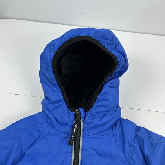 Canada Goose Boys Youth Sherwood Puffer M 10-12 Royal Blue 5070ypd Authentic - Picture 13 of 16